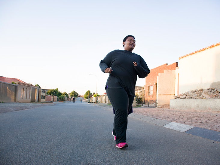 jogging 3 days a week
