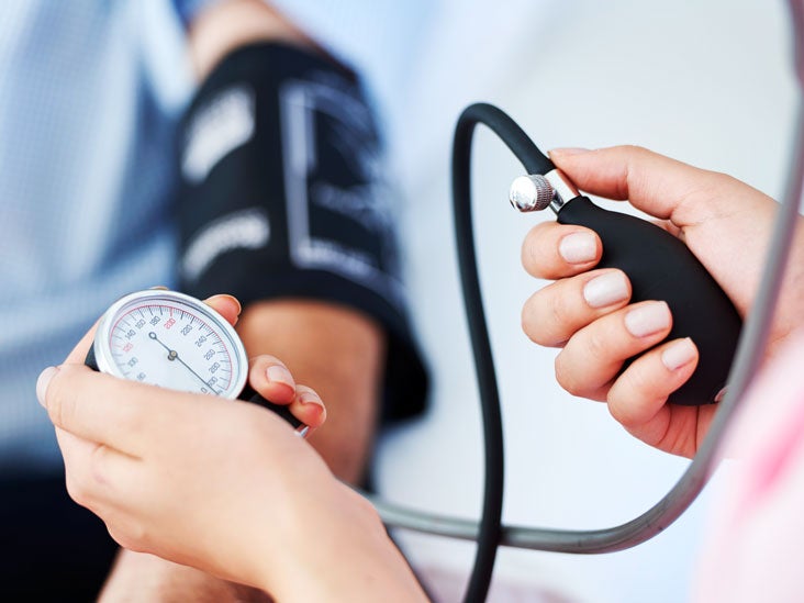 elevated blood pressure reading