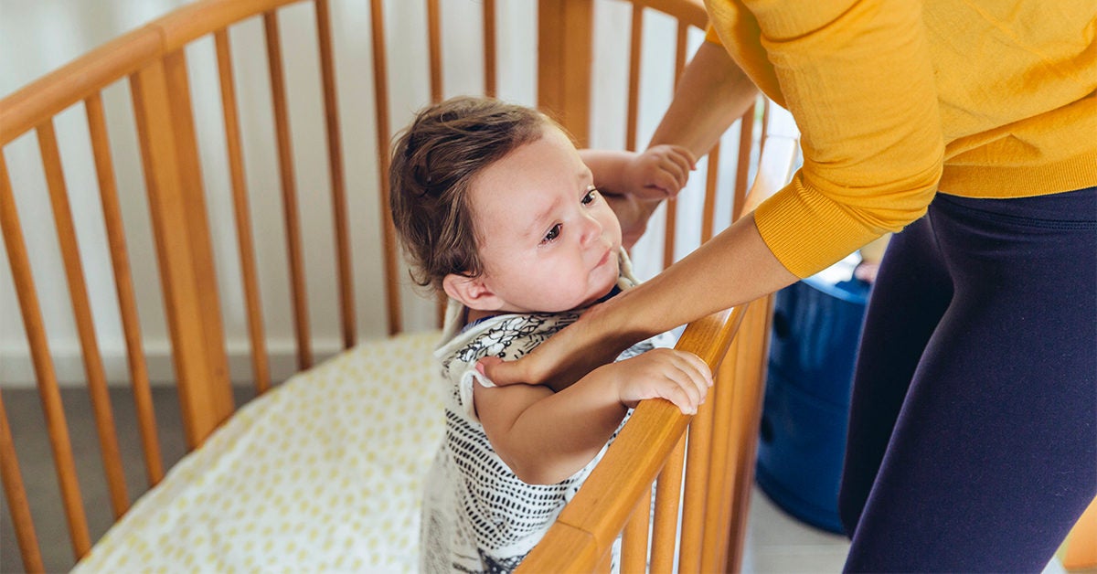 how to get my 10 month old to sleep in his crib