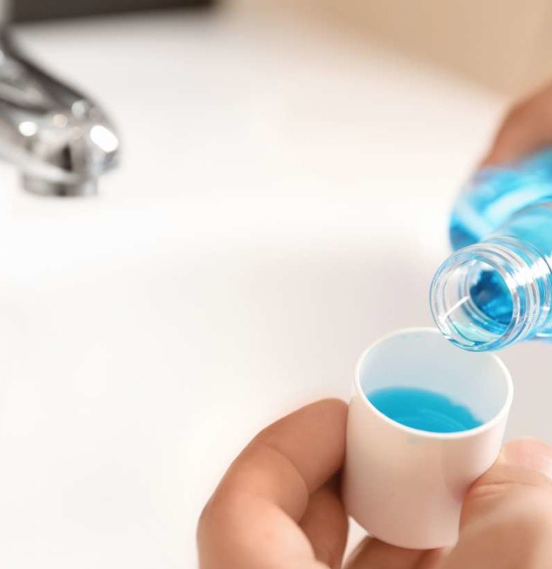 How can mouthwash interfere with the benefits of exercise?