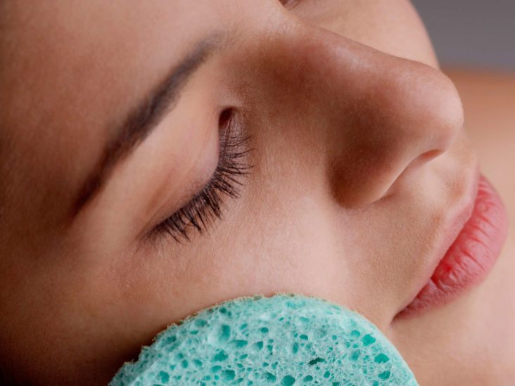 What can a person use to exfoliate their skin at home?