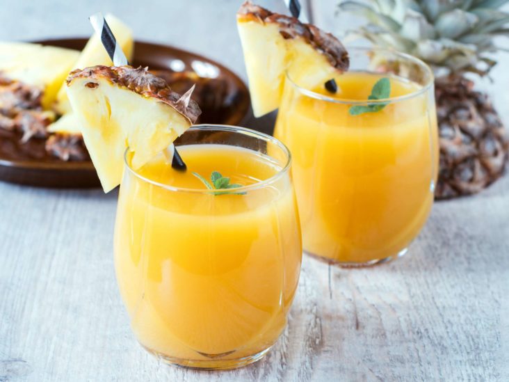 Pineapple juice Benefits nutrition and diet