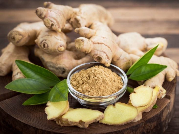 fresh ginger plant