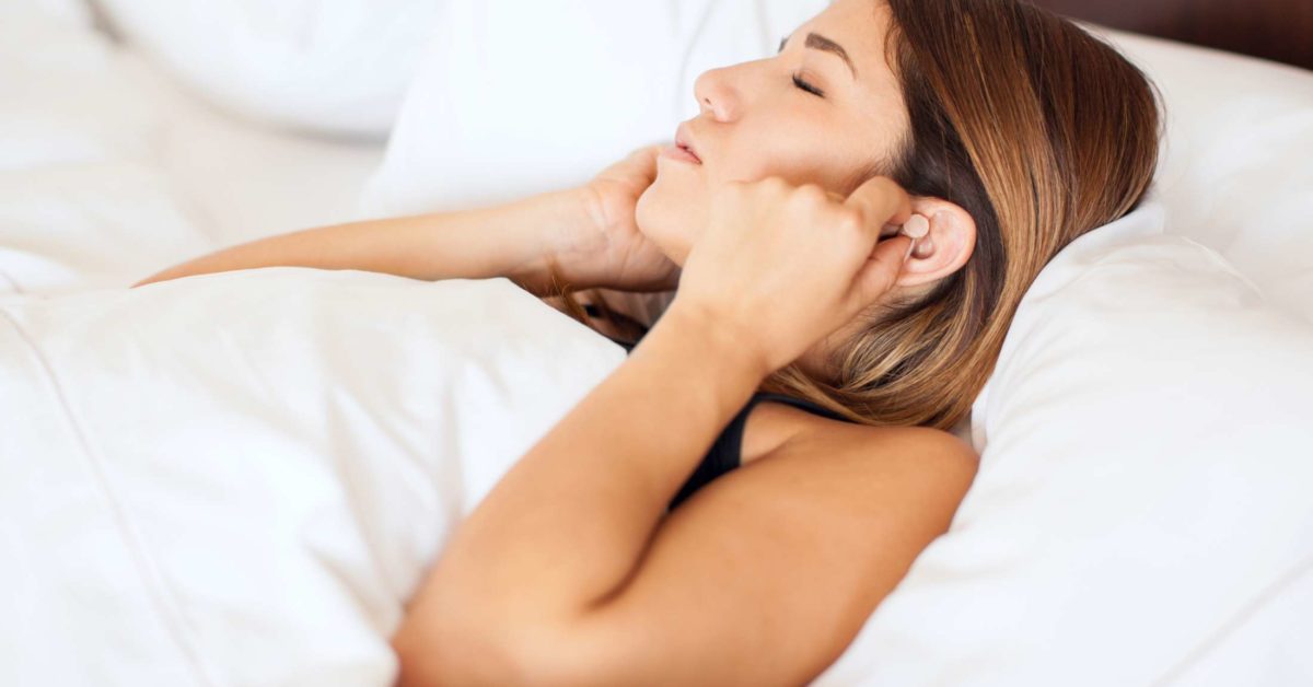 Sleeping with earplugs: Is
