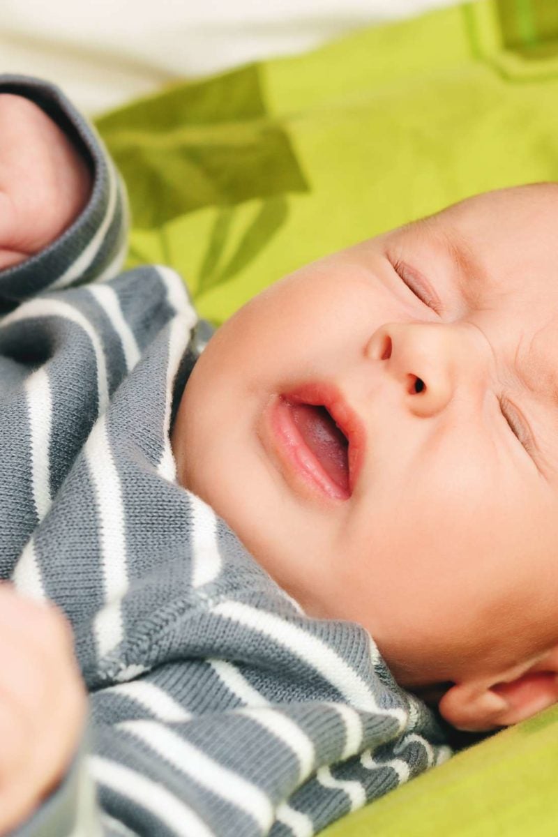 how to make baby sleep with a cold