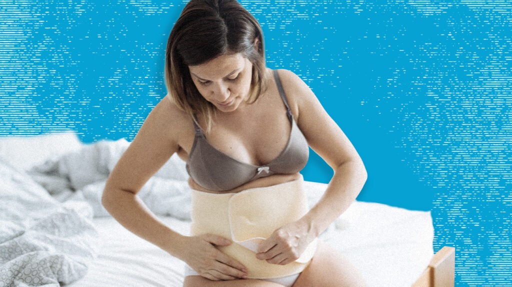 Generic Women Tight-fitting Postpartum Repair Three-breasted