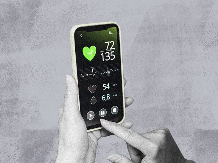 Portable Handheld Mobile EKG Monitor Wireless Personal EKG Works with Smartphone Monitoring Afib Heart Rate Changes Within 30 Seconds 