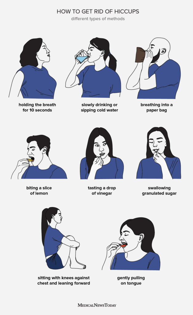 How to get rid of hiccups: 4 ways