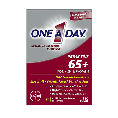One A Day Proactive 65+ for Men and Women